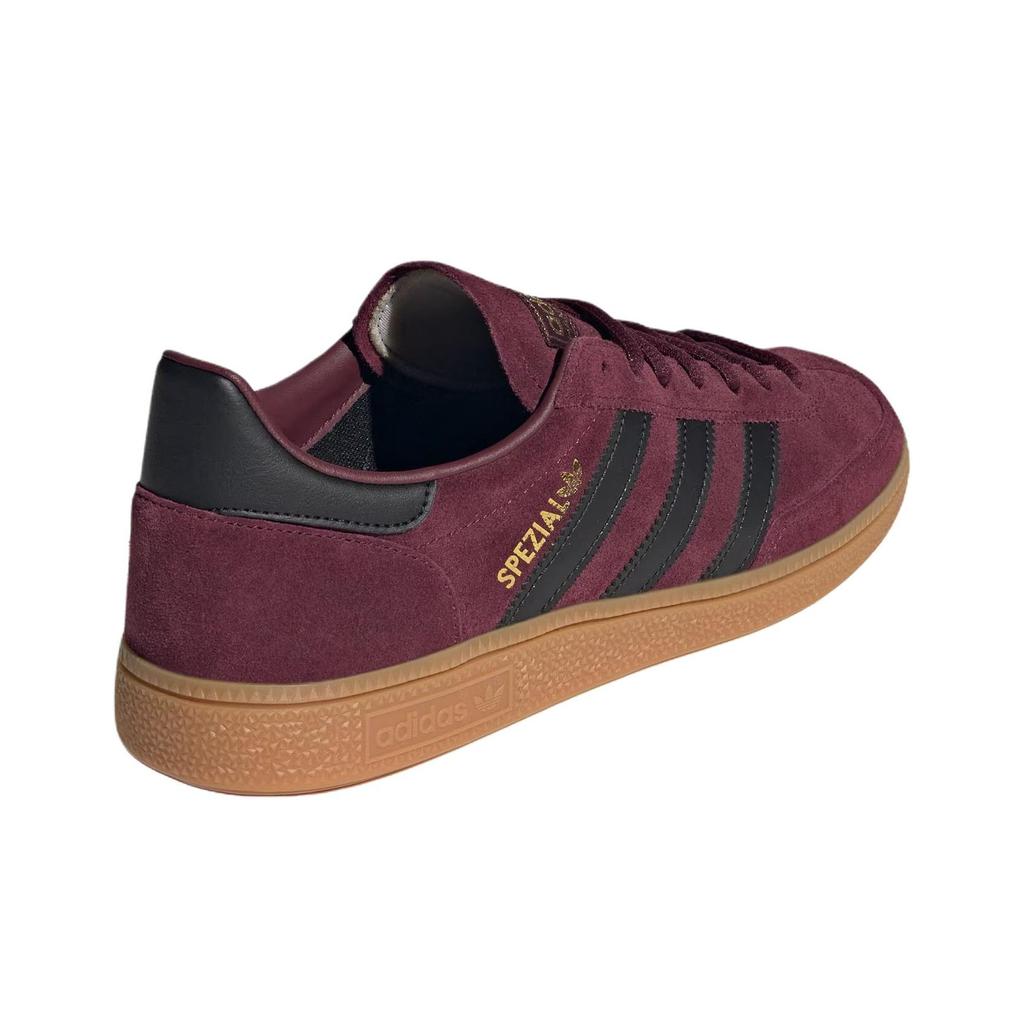 Adidas Handball Spezial Maroon Unisex Sneakers Red Core-Black Gold-Metallic JR3848