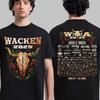 Wacken Open Air 2025 Festival Gift For Fan Double Sided T Shirt Full Size S5XL Unisex T-Shirt