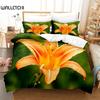 Комплект постельного белья с желтыми цветами Queen, комплект пододеяльников, постельное белье с цифровой печатью, комплект пододеяльника King Size, комплект постельного белья