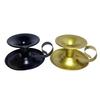1/2Pcs Vintage Iron Taper Candle Holder Metal Candlestick with Handle Home Living Room Christmas Wedding Party Candle Stand Table Centerpiece