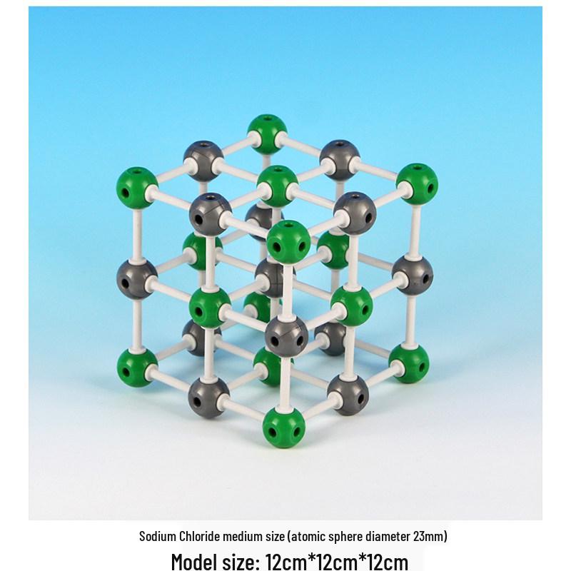 Crystal Model Set: Zinc Sulfide, Boron Nitride, Graphite, CO2 Ice, Silicon Carbide