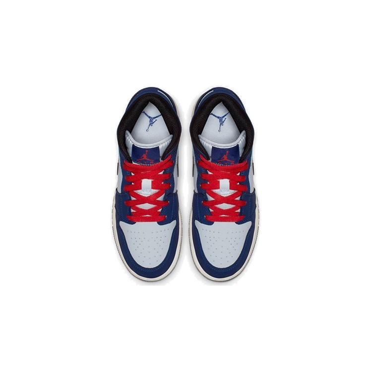 (GS) Air Jordan 1 Mid SE 'Deep Royal' Kids' BQ6931-400