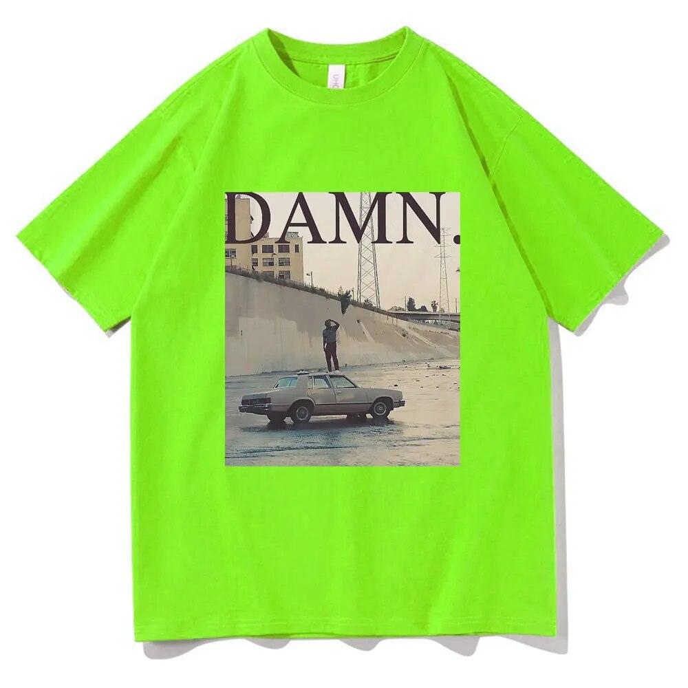 Футболки с рэпером Kendrick Lamar Damn Mr Morale и The Big Steppers Album Ретро футболка унисекс, женские хлопковые футболки большого размера, уличная одежда