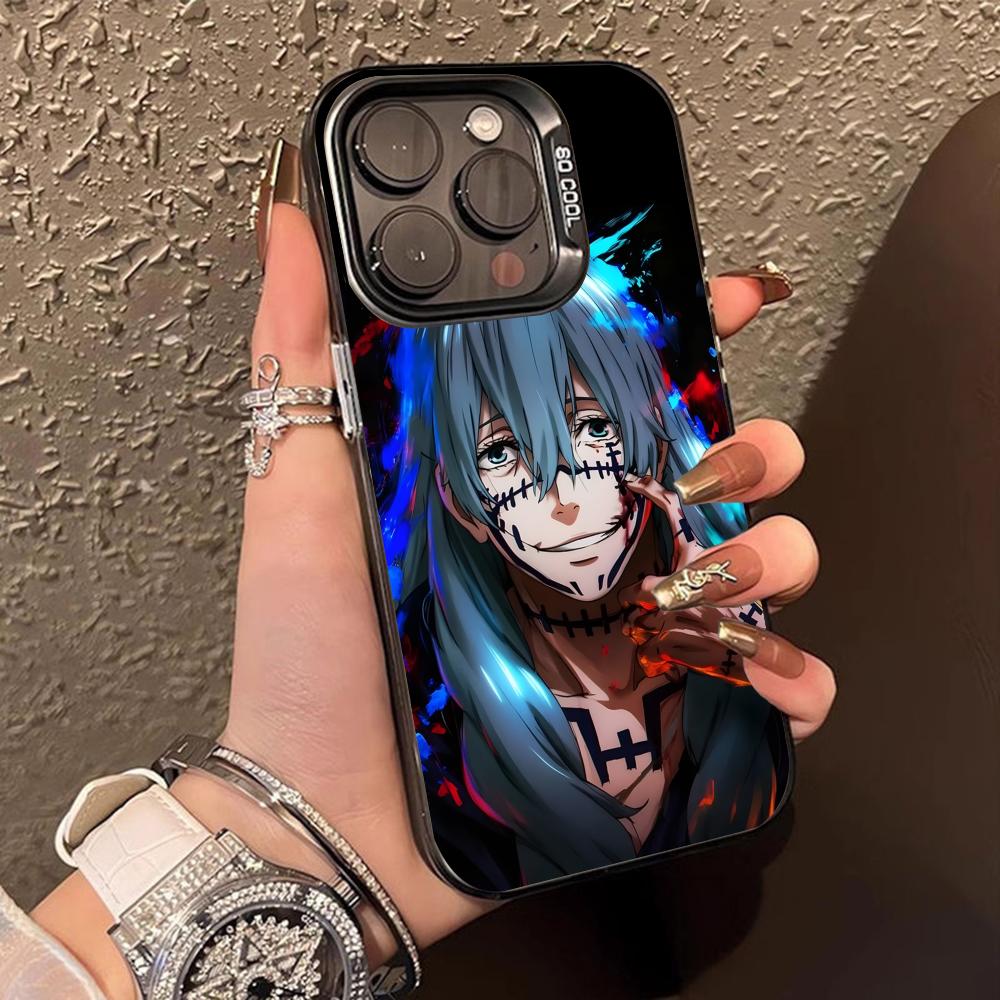Чехол для телефона JJK Махито для iPhone 17 16 15 14 13 12 11 X XR XS Air Pro Max Plus Черный Цветной Серебристый Чехол