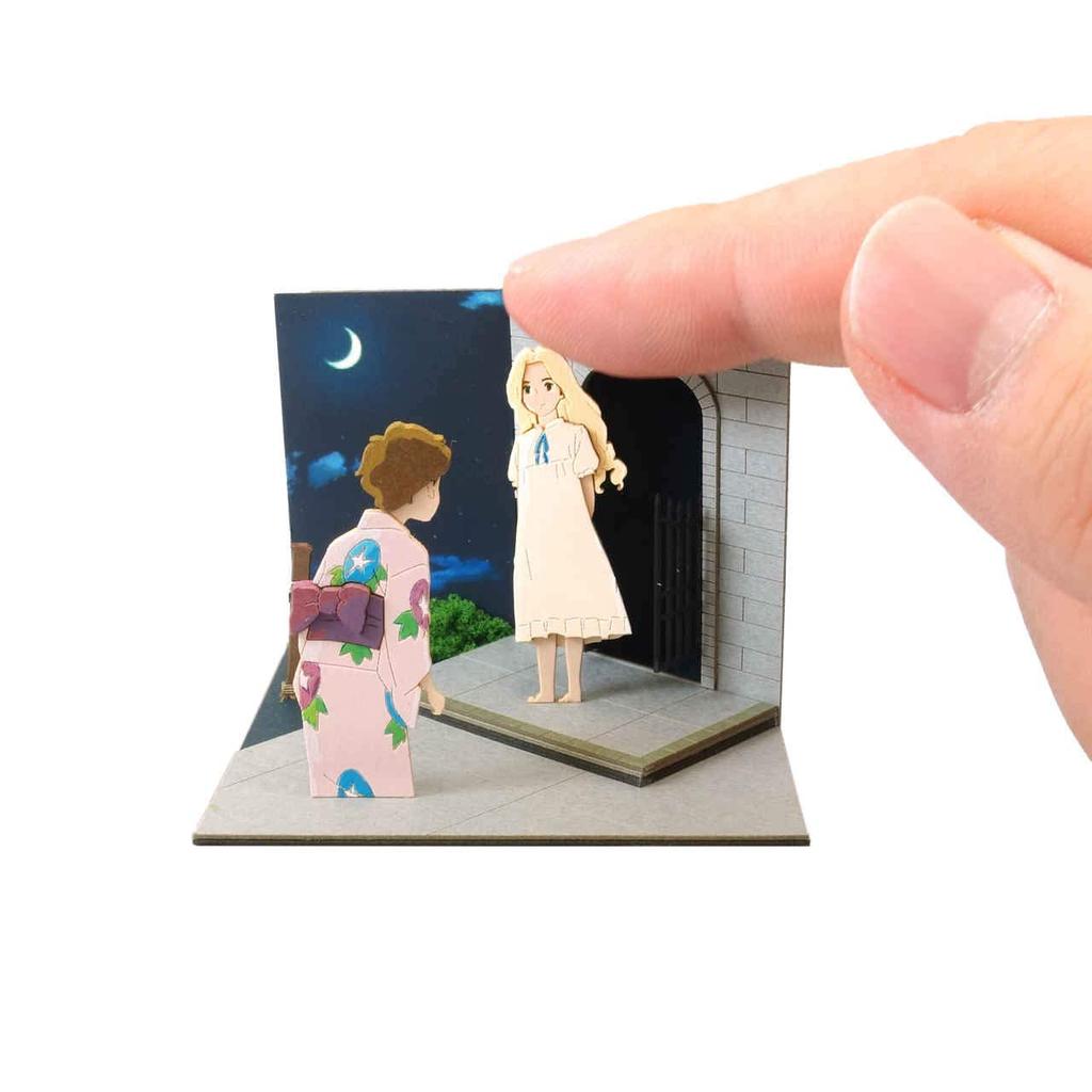 Sankei Studio Ghibli Мини Когда Марни была там Секретный друг Бумажная модель MP07-111