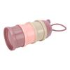 3 Layers Baby Milk Powder Formula Dispenser Detachable Portable Stackable Rotation Baby Snack
