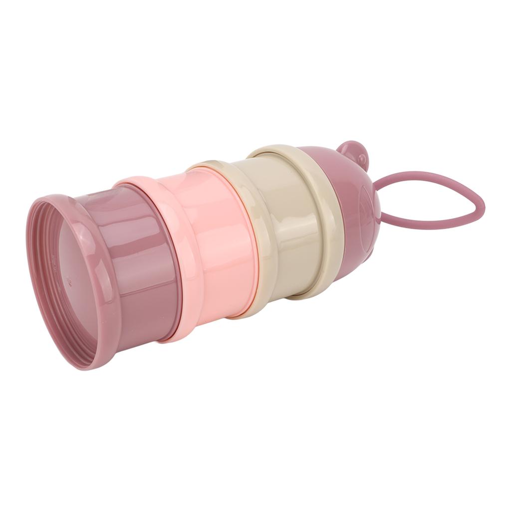 3 Layers Baby Milk Powder Formula Dispenser Detachable Portable Stackable Rotation Baby Snack