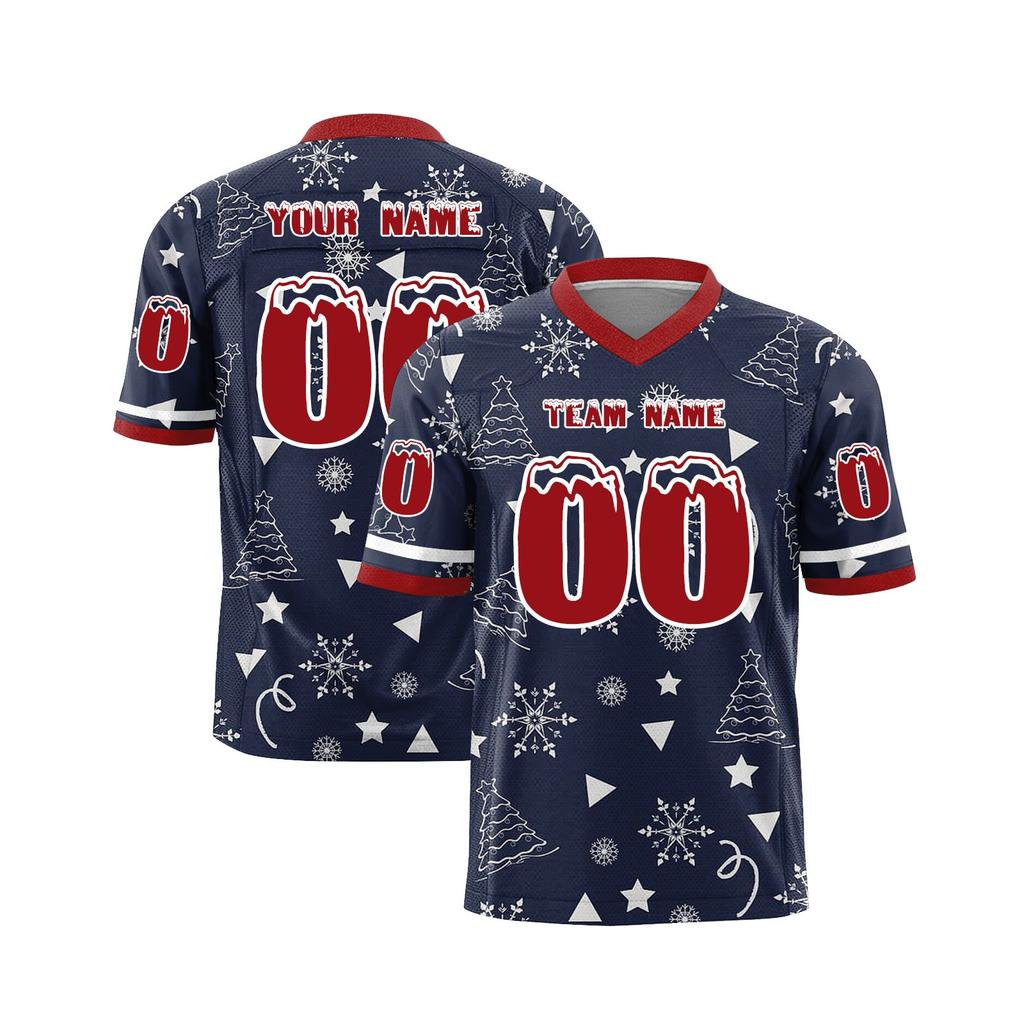 Custom Football Jerseys Personalized Printed Team Name & Number Sports Uniform For Men Women Youth1