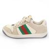 Great GUCCI Low cut sneakers Web stripe GG Marmont vintage logo beige Women 35.5 Used