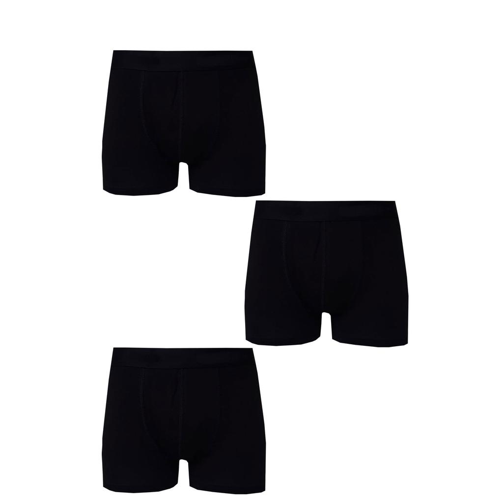 3 пары мужских трусов-боксеров из лайкры и модала из однотонного хлопка высшего качества