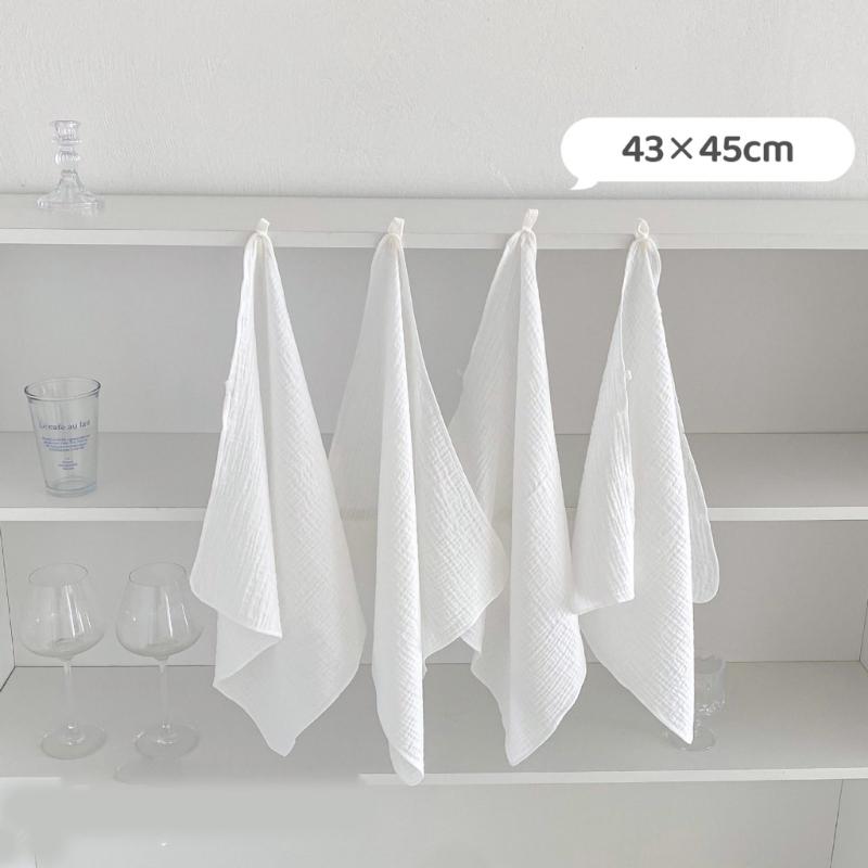 Set of 3/4pcs Baby Square Towel Infants Saliva Towel, Toddlers Drooling Bib Hand Washcloth Burping Cloth Shower Gift