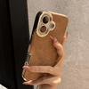 Роскошный матовый мягкий кожаный чехол для iPhone 15 14 Plus 13 12 11 Pro Max 16 Plus Защита объектива противоударный силиконовый чехол