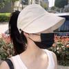 Women'S Visors Sun Protection Hats Creative Face Mask Hook Design Hats Summer Sun Hat
