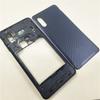 Для Samsung Galaxy Xcover Pro SM-G715 Корпус Средняя Рамка Боковые Кнопки + Аккумулятор Задняя Крышка Замена Ремонтные Части