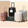 20-Inch Scratch-Resistant Aluminum Frame Suitcase with Universal Wheels - Large Capacity for Men, Women, and Students