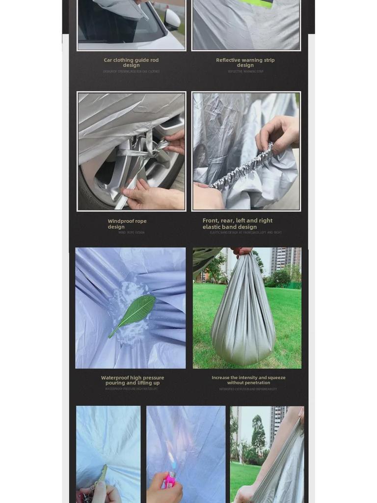 Чехол для автомобиля Changan: Автоматическая дистанционно управляемая защита от дождя, снега и солнца (Подходит для CS75, CS55, Yidong XT, Yuexiang)