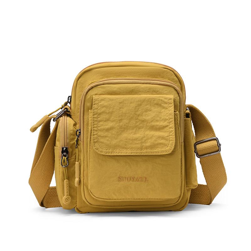 Маленькая квадратная сумка Женская сумка на плечо Водоотталкивающая нейлоновая сумка через плечо