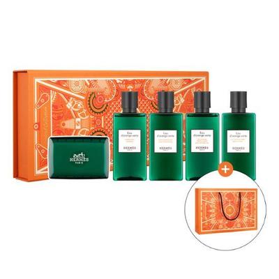 Подарочный набор из 5 предметов для волос и тела Hermes Odorange Verte