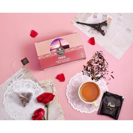 Karma Kettle Paris Rose Oolong Tea 25 Pyramid Teabags