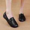 Новые лоферы на плоской подошве из говяжьих сухожилий, корейские повседневные простые женские туфли из натуральной кожи, удобные туфли для мам
