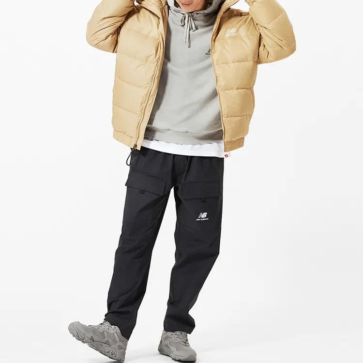 New Balance Lifestyle Casual Down Jacket Men's Beige (Unisex) Down Jackets AMJ13336 HNA