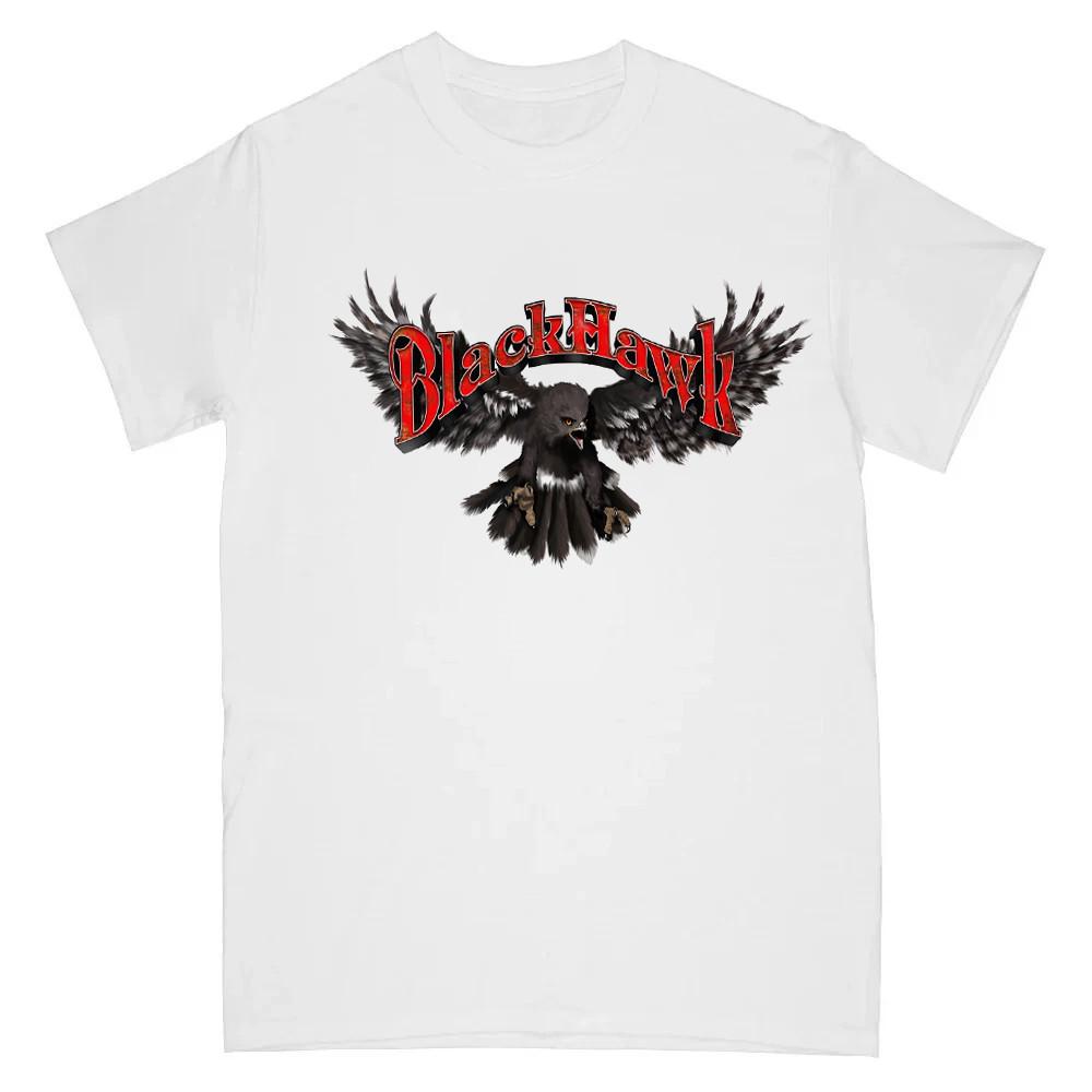 Rare Hot Blackhawk Rock Band Cotton White S-5XL Shirt AA323 Unisex T-Shirt