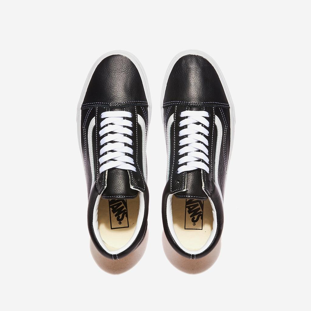 Vans Old School - Кожа Черный/Настоящий Белый, VN000CP5BPB, 1010110099, Популярная корейская обувь