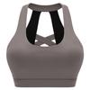 Women Sexy U-Shaped Cross Back Sports Bra Shockproof Running Fitness Yoga Push Up Quick Dry Vest