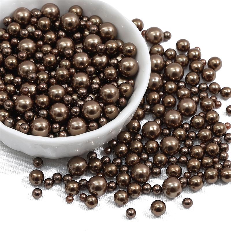 200 шт., 3-8 мм, цветные бусины из АБС-пластика, круглые искусственные жемчужные бусины для самостоятельного изготовления ювелирных изделий, украшения дома, художественный искусственный жемчуг для наполнителей ваз