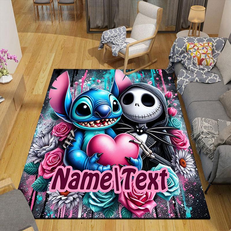 Custom 1Pc Stitch'S Heartfelt Rug Office Carpet Indoor Outdoor Entrance Doormat Nonslip Soft And Comfortable Living Room D916282