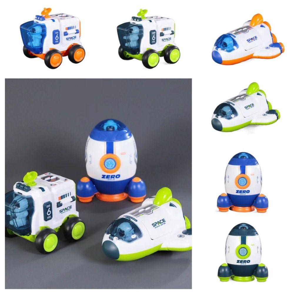 Spaceship Space Exploration Toys Detachable Rocket Inertia Car Toy Educational   Gifts