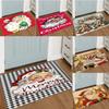 Christmas Welcome Doormat Durable and Easy To Clean Entryway Door Mat Holiday Floor Mat Home Decorative Carpet