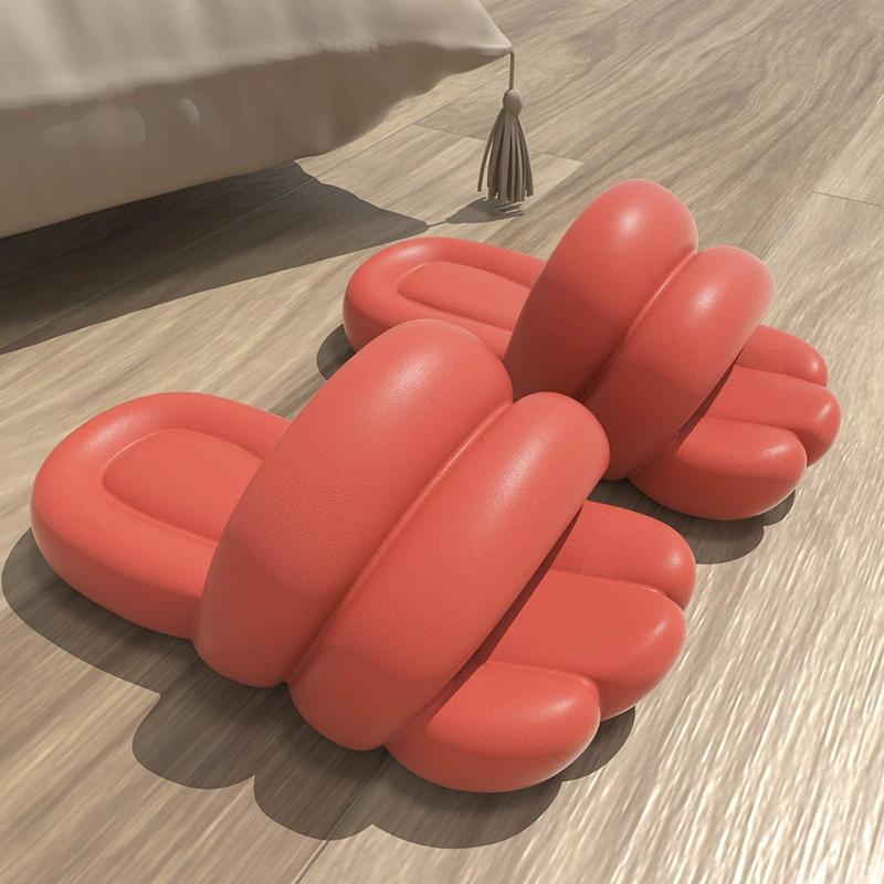 Soft Home Slipper Bathroom Non-slip Shoes Couple Indoor Casual Flips Cute Women House Fashion Flat Shoe Boyfriend Sandals