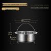 304 Stainless Steel Rice Cooker Steamer Basket