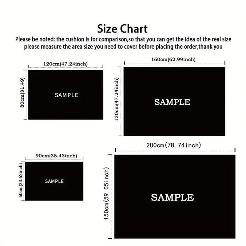 1pc Horror Skull Design Area Rug - Soft, Anti-Slip, and Durable Gaming Room Decor for Bedroom