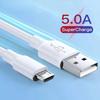 Кабель Micro USB 5A для быстрой зарядки, кабель Micro USB для мобильного телефона Xiaomi Samsung Andriod, кабель USB Type C 7A 10A для передачи данных