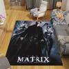 Matrix Poster Flannel Printed Carpet, Home Sofa Decoration for Living Room & Bedroom, Non‑Slip Play Flannel Floor Mat for Game Room