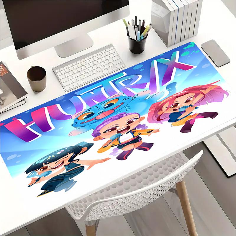 Kpop Hunter1 Theme Premium Non-slip Mouse Pad with Stitched Edges,Durable Rubber Material,for Desktop & Gaming Great Gifts