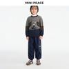 Детский вязаный свитер MiniPeace с цветовыми блоками