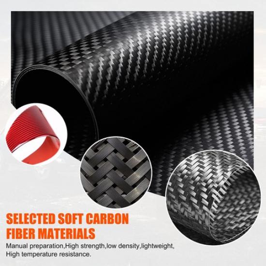 Red Carbon Fiber Center Navigation Trim Sticker For BMW 5 Series G60 i5 2024+