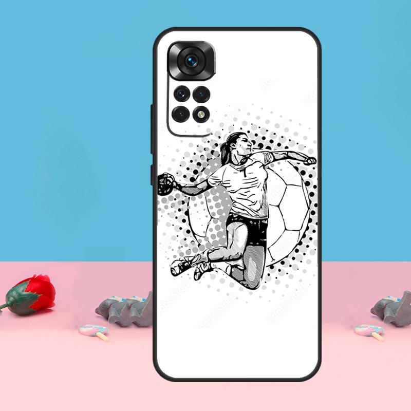 Спортивный чехол Гандбол Для Xiaomi Redmi Note 14 Pro 9 10 11 12 13 Pro 11S 12S Чехол Для Redmi 14C 12C 10C 13C