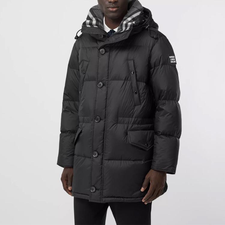 Burberry Длинная пуховая куртка Lockwood Черный 80188251
