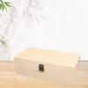 Wood Storage Box Trinket Jewelry Display Decorative DIY with Lid Organizer for Gadgets Beads