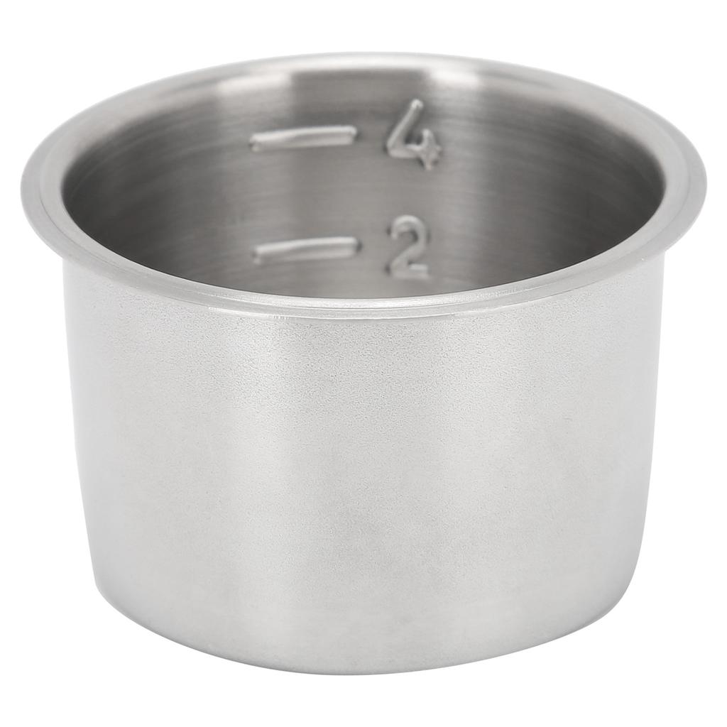 Фильтр для кофе из нержавеющей стали 51 мм, одностенный, негерметичный, пористый, корзина для фильтра, 4 чашки