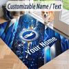 Custom Text Printed Rug Brighton & Hove Albion Football Non Slip Floor Carpet For Home Room Decor
