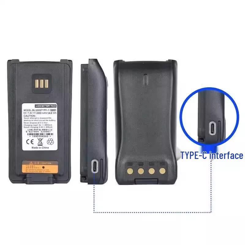 PD700 Series Digital Walkie-Talkie Battery BL2006/BL2008 with Type-C Charging Circuit Board