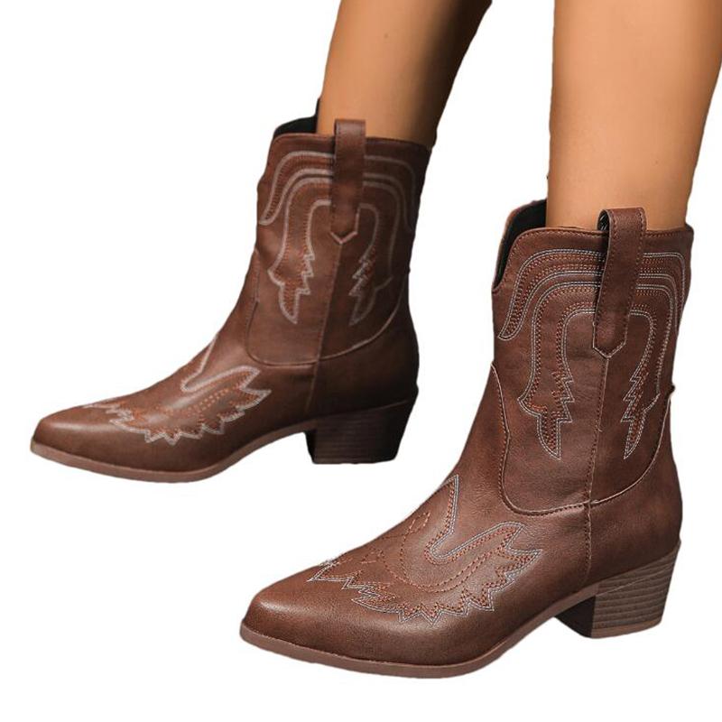 Модные женские ботинки челси на толстой подошве с острым носком, модные туфли на среднем каблуке для ходьбы 2024 года, зимние дизайнерские туфли-лодочки, платье Zapatos, женские