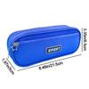 Large Capacity Pen Bag Zipper Design Pen Organizer Box  School Office Supplies