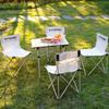 KIYERSY Outdoor Folding Camping Table and Chair Set