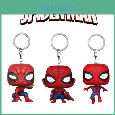 Коллекционные фигурки Funko по вселенной Человека-паука с подставкой, плащом и брелоком